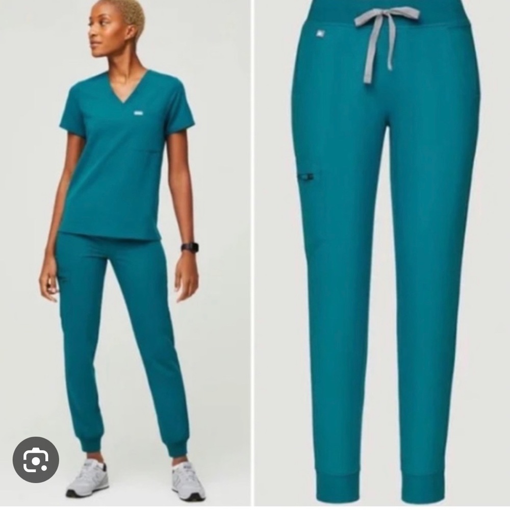 Figs - Scrub set Turquoise